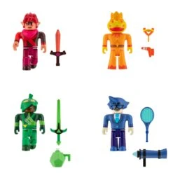JAZWARES Roblox Mix & Match 4 Figuren Mit Viel Zubehör - Super Doomspire ROB0396 -Bester Spielzeug Geschäft Roblox Super Doomspire Group ROB0396 Fig 01 NS OP kk