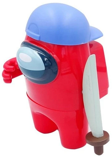 Among Us Action Figur Im Display Inkl. 3 Gegenstände Serie 2 - Rot 4 Among Us Action Figur Im Display Inkl. 3 Gegenstände Serie 2 - Rot – Bild 2