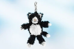 Schaffer 0217 Schlüsselanhänger Schwarze Katze Blacky Ca 12cm Plüsch