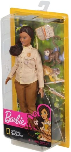 MATTEL Barbie National Geographic Puppe Wildtierschützerin Mit Äffchen GDM48 -Bester Spielzeug Geschäft barbie national geographic puppe umweltschutzerin 2