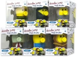 Doodle Jump Mega Doodles Serie 1 Sammelfigur In Box Komplett-Set 1-6
