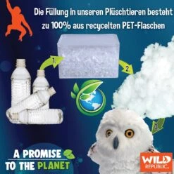 Wild Republic 26162 Schlange Feuer Blau Ca 140 Cm Plüsch Öko-Füllung -Bester Spielzeug Geschäft fuellung eco 5