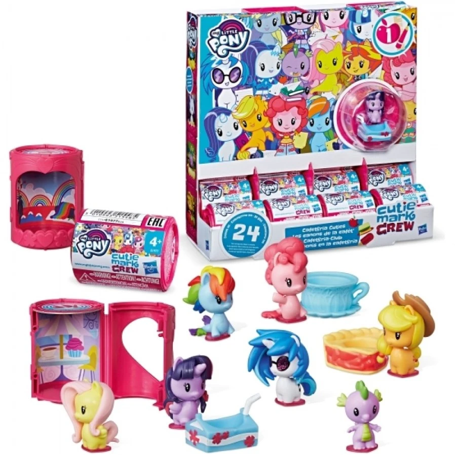 Hasbro My Little Pony Ponies Cutie Mark Crew Freundschaftsparty Sammelfigur E1977 3 Hasbro My Little Pony Ponies Cutie Mark Crew Freundschaftsparty Sammelfigur E1977