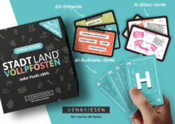 Stadt Land Vollpfosten Junior Edition Das Kartenspiel Ab 12 Jahren Reisespiel 7 Stadt Land Vollpfosten Junior Edition Das Kartenspiel Ab 12 Jahren Reisespiel -Bester Spielzeug Geschäft packshots von oben junior 2 1 1030x728 1