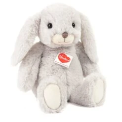 Teddy Hermann 93936 Hase Emma Grau 32cm Plüsch Kuscheltier Schlenker Herzekind