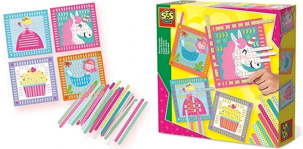 SES Creative 14101 Papier Weben Kreativset Mit Vordrucken Geschenkset 3 SES Creative 14101 Papier Weben Kreativset Mit Vordrucken Geschenkset