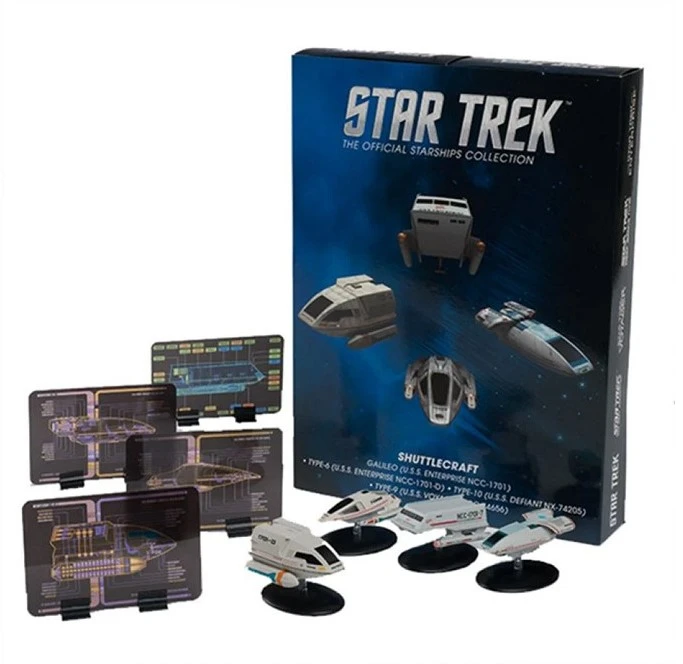 Star Trek Shuttlecraft Set 1 (Galileo & Type-6 & Type-10 & Type-9) Starships Co. 3 Star Trek Shuttlecraft Set 1 (Galileo & Type-6 & Type-10 & Type-9) Starships Co.