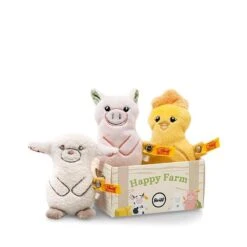 Steiff 240973 Happy Farm Mini Band Geschenkset Plüschtiere Ca 10cm